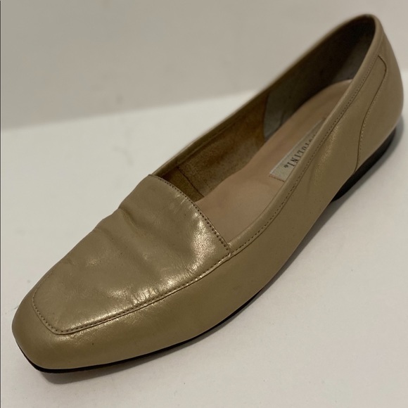 Enzo Angiolini Gold Genuine Leather Loafer Size 9M - Picture 7 of 15